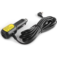 Delixa Çakmak Mini USB Şarj Aleti 5 Pin Çakmak Şarj Aleti 5 Volt 3.5 Amper Mini USB Şarj Aleti 2 Port USB N