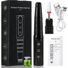Delixa Dailytech Kablosuz Elektrikli Tırnak Törpüsü, Şarjlı Profesyonel Manikür Pedikür Cihazı, Taşınabilir