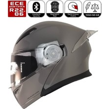 FR-965 Nardo Motosiklet Kaskı Çene Açılır Güneş Vizörlü Motorcu Kask