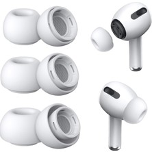Delixa Moloppo Airpods Pro ile Uyumlu 3 Çift 1. 2nd Kulak Uçları Değiştirme, Küçük Orta Büyük 3 Boyutlu Yed