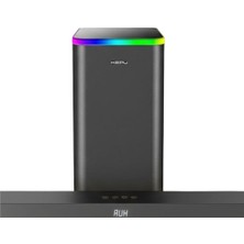 Delixa -TV06 Soundbar, Kablosuz Ev Sinema Sistemi, 180W Toplam Güç, 100X11X7 Cm, Blue