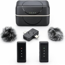 Delixa N80 Kablosuz Yaka Mikrofonu 2.4g – Mıknatıslı Klipsli ve Tüylü, Gürültü Azaltmalı, iPhone  Android