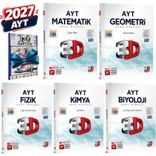 3D Yayınları 2027 Ayt 3D Sayısal Dersler Detaylı Video Çözümlü Soru Bankası Seti