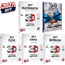 3D Yayınları 2027 Ayt Sayısal Dersler 3D Video Destekli Defter Seti