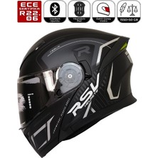 Fazer FR-965 Duncan Grey Motosiklet Kaskı Çene Açılır Güneş Vizörlü Motorcu Kask
