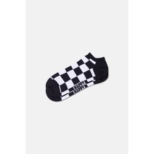 Happy Socks - Siyah Kare Desenli Çorap