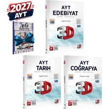 3D Yayınları 2027 Ayt 3D Sözel Dersler Detaylı Video Çözümlü Soru Bankası Seti