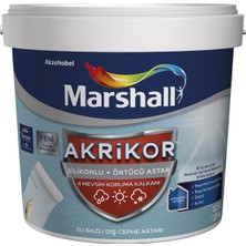 Marshall Akrikor Silikon Örtücü Astar Beyaz 2.5' Lt