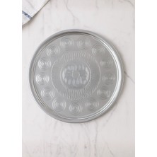 Jet's Home Yemek Tepsisi Çelik Yer Sofrası 66 cm Paslanmaz Sunum Sinisi No:70