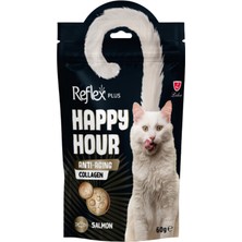 Reflex plus Happy Hour Anti-Aging Collagen Somonlu Kedi Ödül Maması 60GR
