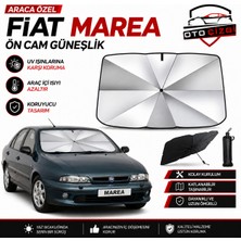 OtoÇizgi Fiat Marea Şemsiye Tip Ön Cam Güneşliği Katlanabilir Uv Korumalı Araç Cam Güneşlik