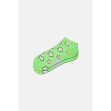 Happy Socks - Yeşil Yıldız Desenli Çorap