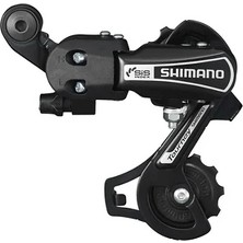 SHIMANO Shımano Arka Aktarıcı 6VİTES Tourney RD-TY21-B Kısa Bacak Da Siyah