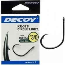 Decoy KR-32B Circle Light Black Nickel Olta Iğnesi