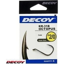 Decoy KR-31B Octopus Black Nickel Olta Iğnesi