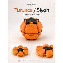 Mabs Tech Clicker Stres Topu – Lastik Mekanizmalı Açılır Kapanır 3D Pla Baskı Mekanik Fidget Oyuncak