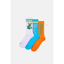 Happy Socks - Çok Renkli Sneaker Çorap