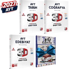 3D Yayınları 2027 Ayt Sözel Dersler 3D Video Destekli Defter Seti