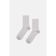 Happy Socks - Gri Simli Çorap