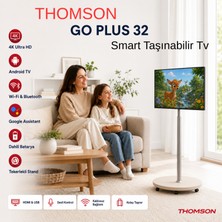Thomson 4K Ultra Hd 8 GB Ram ve 64 GB Dahili Depolama ,go Plus Ultra 32" 82 Ekran Android Smart Taşınabilir Tv