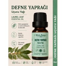 Minia Bahçe Defne Yaprağı Uçucu Yağı – 10 ml | Saf ve Katkısız Bitkisel Uçucu Yağ