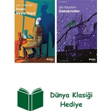Can Yayınları Lev Nikolayeviç Tolstoy 2 Kitap Seti + Dünya Klasiği Hediye