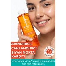 Goaje Skincare Siyah Noktalar ve Yağlanma için Arındırıcı AHA-BHA Tonik