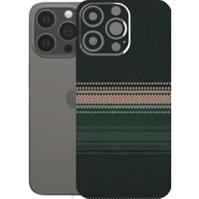 Kapps Iphone 13 Pro ile Uyumlu Rainbow Serisi Premium Arka Kapak Kaplama(Kenarlar Yoktur!)