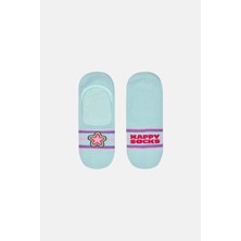 Happy Socks - Mavi Yıldız Desenli Babet Çorap