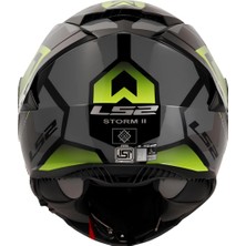 Ls2 Storm 2 Kronos Sarı-Gri Kask