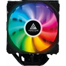 AERSTONE Thermorion 6 Bakır Borulu INTEL AMD Uyumlu  EKRANLI RGB Hava Soğutucu