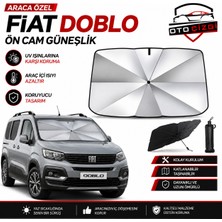 OtoÇizgi Fiat Doblo Şemsiye Tip Ön Cam Güneşliği Katlanabilir Uv Korumalı Araç Cam Güneşlik