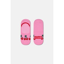 Happy Socks - Pembe Kiraz Desenli Babet Çorap