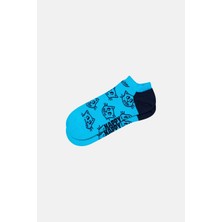 Happy Socks - Mavi Köpek Desenli Çorap