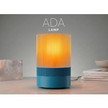Ada Lamp - 3D Baskı Fitilli Masa Lambası | Dekoratif Tasarım Aydınlatma | Tane Store | Tane Tekno