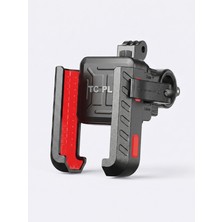 TC Plus Gidon Bağlantılı 360° Derece Ayarlanabilir 3.5”-7.2” Telefonlar ile Uyumlu Handlebar Motosiklet Bisiklet Telefon Tutucu