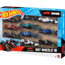 Hot Wheels 10'lu Araba Seti - Formula 1 JMM24