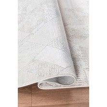 Valery Home Bienal Vl Saçaklı Modern Dokuma Halı,yüksek Kalite Oturma Odası,salon,mutfak Halısı 8699 - GRİ