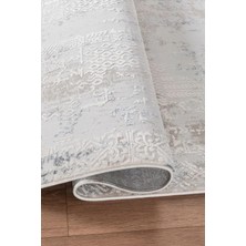 Valery Home Bienal Vl Saçaklı Modern Dokuma Halı, Yüksek Kalite Polyester 120 x 180 cm