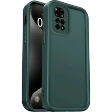 KSB Store Mey Ithalat®   Redmi 10 2022 Kılıf Viera Silikon - Koyu Yeşil