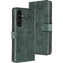 KSB Store Mey Ithalat®  Samsung Galaxy A56 Kılıf Trend S Plus Kapaklı Kılıf - Yeşil