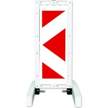 Evelux Katlanır Uyarı Levhalı Bariyer - (Hxw) 110X55 cm
