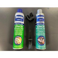 Swanson Works Zincir Temizleme ve Yağlayıcı Sprey Set Fırça Hediyeli