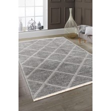Valery Home Rodney Vl Yıkanabilir Kaydırmaz Çift Taraf Pamuk Dokuma K.gümüş Premium Kalite Şık Tasarım Kilim
