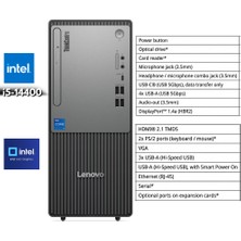 Lenovo Neo 50T Thınkcentre I5-14400 48 -Gbddr5 2 Tbssd Intel UHD Graphics 730 Freedos Masaüstü Bilgisayar 12UD002CTRHMF9