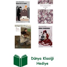İthaki Yayınları Lev Nikolayeviç Tolstoy 4 Kitap Seti + Dünya Klasiği Hediye