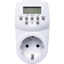 Tekno Hediye Horoz Timer-2 Dijital Haftalık Zaman Ayarlı Priz 3500W 16A (20 Programlı - Hafıza Bataryalı)