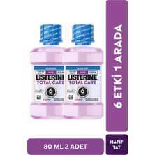 Listerine Total Care Hafif Tat Alkolsüz 80 ml 2 Adet