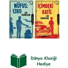 İthaki Yayınları Jim Thompson 2 Kitap Seti + Dünya Klasiği Hediye