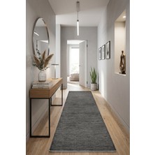 Valery Home Rixos Vl Yıkanabilir Kaydırmaz, Pamuk Dokuma, Premium Kalite Salon&mutfak&yemek Odası Kilim Antrasit